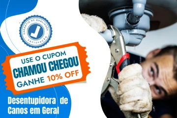 Desentupidora de canos Chamou Chegou