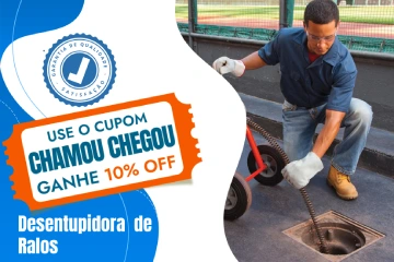 Desentupidora de ralos Chamou Chegou